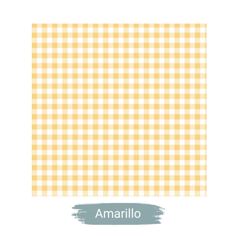 Cinta Cuelga Llaves- Varios Estampados - Vichy Amarillo
