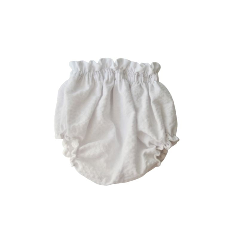 Cubrepañal Vichy Blanco