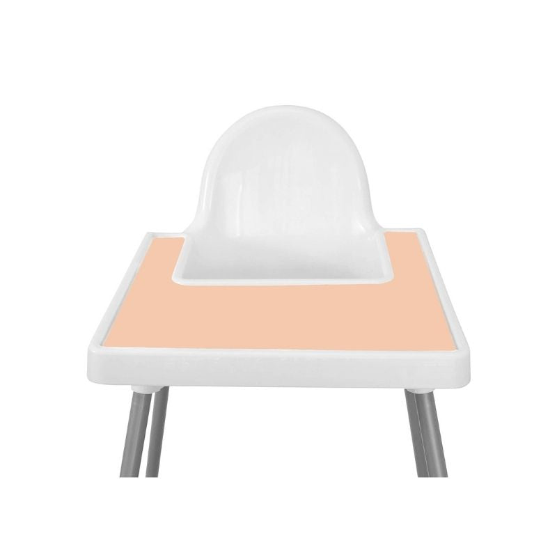 Mantel de silicona peach para trona Antilop de IKEA