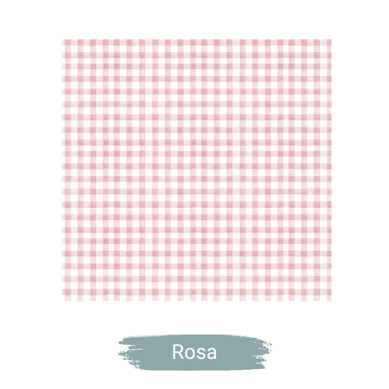 Cinta Cuelga Llaves- Varios Estampados - Vichy Rosa