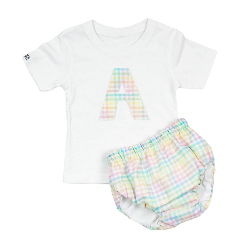 Camiseta Inicial Vichy Multicolor