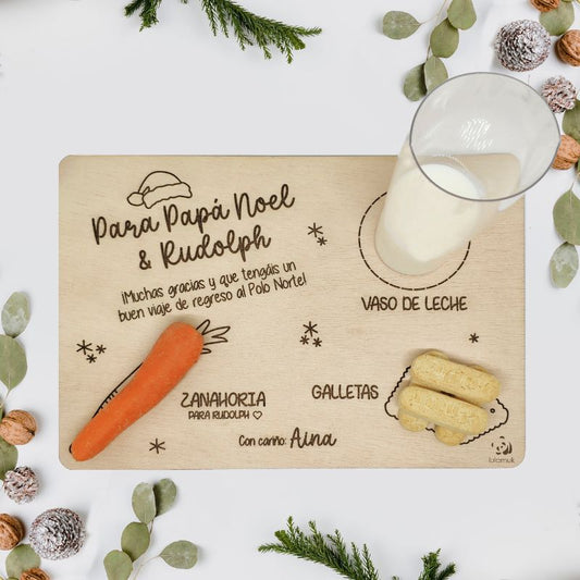 Bandeja navideña Papá Noel