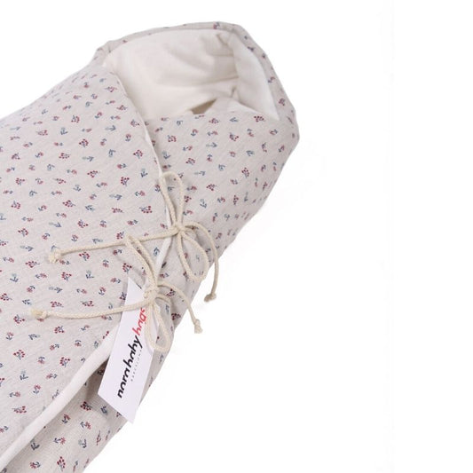 Saco Capazo Con Estampado De Florecitas